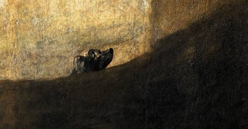 <em>Perro semihundido</em>, Francisco de Goya y Lucientes, comentada por Rafael Canogar