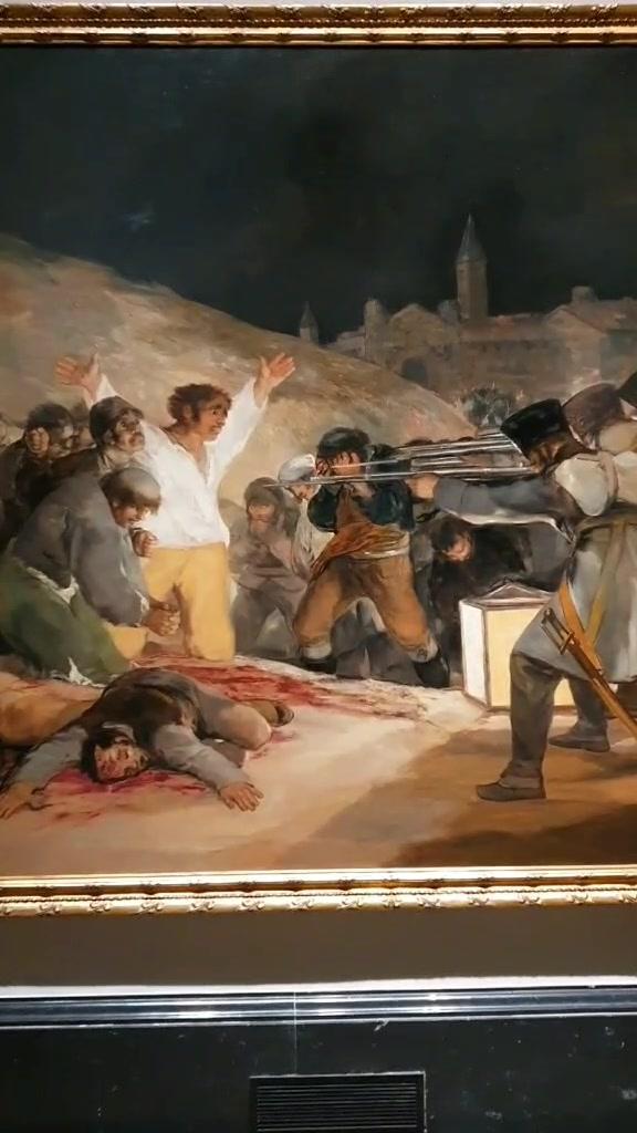 La pincelada de Goya en "El 3 de mayo de 1808 en Madrid" o "Los fusilamientos"