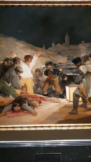 Imagen de  La pincelada de Goya en "El 3 de mayo de 1808 en Madrid" o "Los fusilamientos"