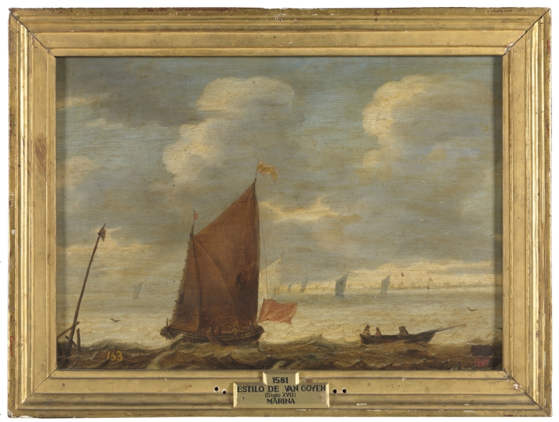 Sailing Boat and Fishing Boat by the Coast - The Collection