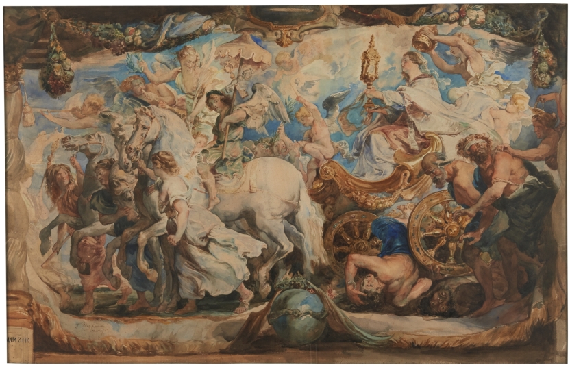 Imagen de la obra: "El triunfo de la Iglesia"