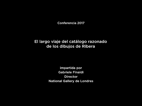 Conferencia: El largo viaje del catálogo razonado de los dibujos de Ribera