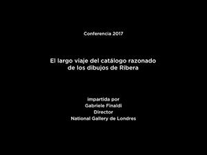 Conferencia: El largo viaje del catálogo razonado de los dibujos de Ribera