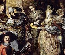 Degollación de San Juan Bautista y banquete de Herodes