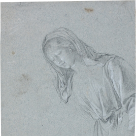 La Virgen / Fragmento de desnudo varonil