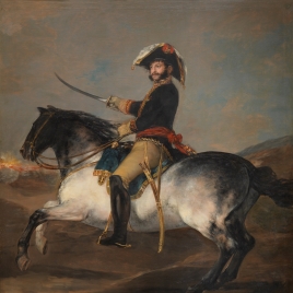 El general José de Palafox, a caballo