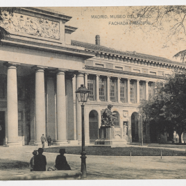 Museo del Prado, vista de la fachada oeste o de Velázquez