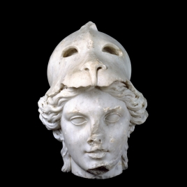 Cabeza barroca para la restauración de la Atenea Prómacos