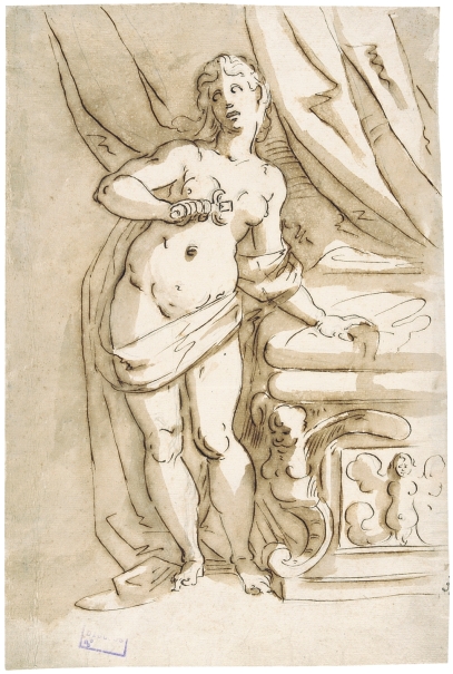 Imagen de la obra: "La muerte de Lucrecia"
