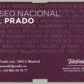 Billete de entrada a la exposición "Pasión por Renoir. La colección del Sterling and Francine Clark Art Institute" en 2010