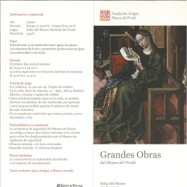 Grandes obras del Museo del Prado : otoño 2010 : ciclo de conferencias / Amigos del Museo del Prado.