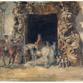 Portada del Palacio del marqués de Dos Aguas. Valencia