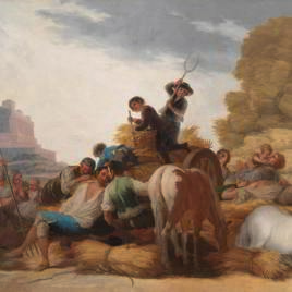 La era o El verano. Goya