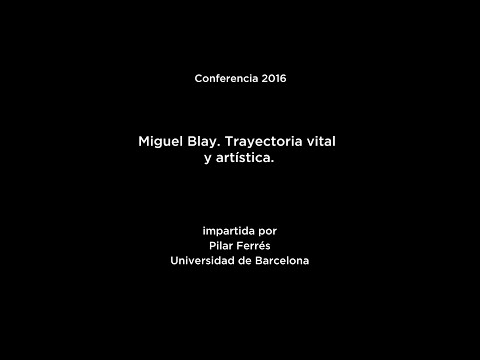 Conferencia: Miguel Blay. Trayectoria vital y artística
