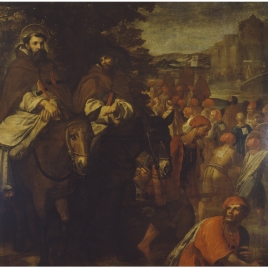 Saint John of Matha returning with the freed slaves from Tunisia