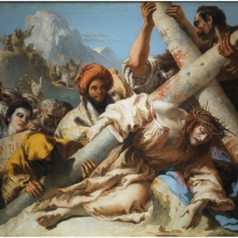 Christ falls on the Way to Calvary