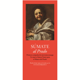 Súmate al Prado [Recurso electrónico] : primera campaña de micromecenazgo. Un nuevo Simon Vouet para el Museo del Prado : puedes donar aquí, en la sala 54 y en www.museodelprado.es / Museo Nacional del Prado.