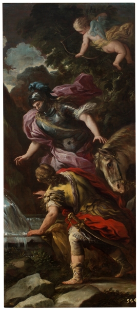 Imagen de la obra: "Tancredo y Clorinda en la fuente"