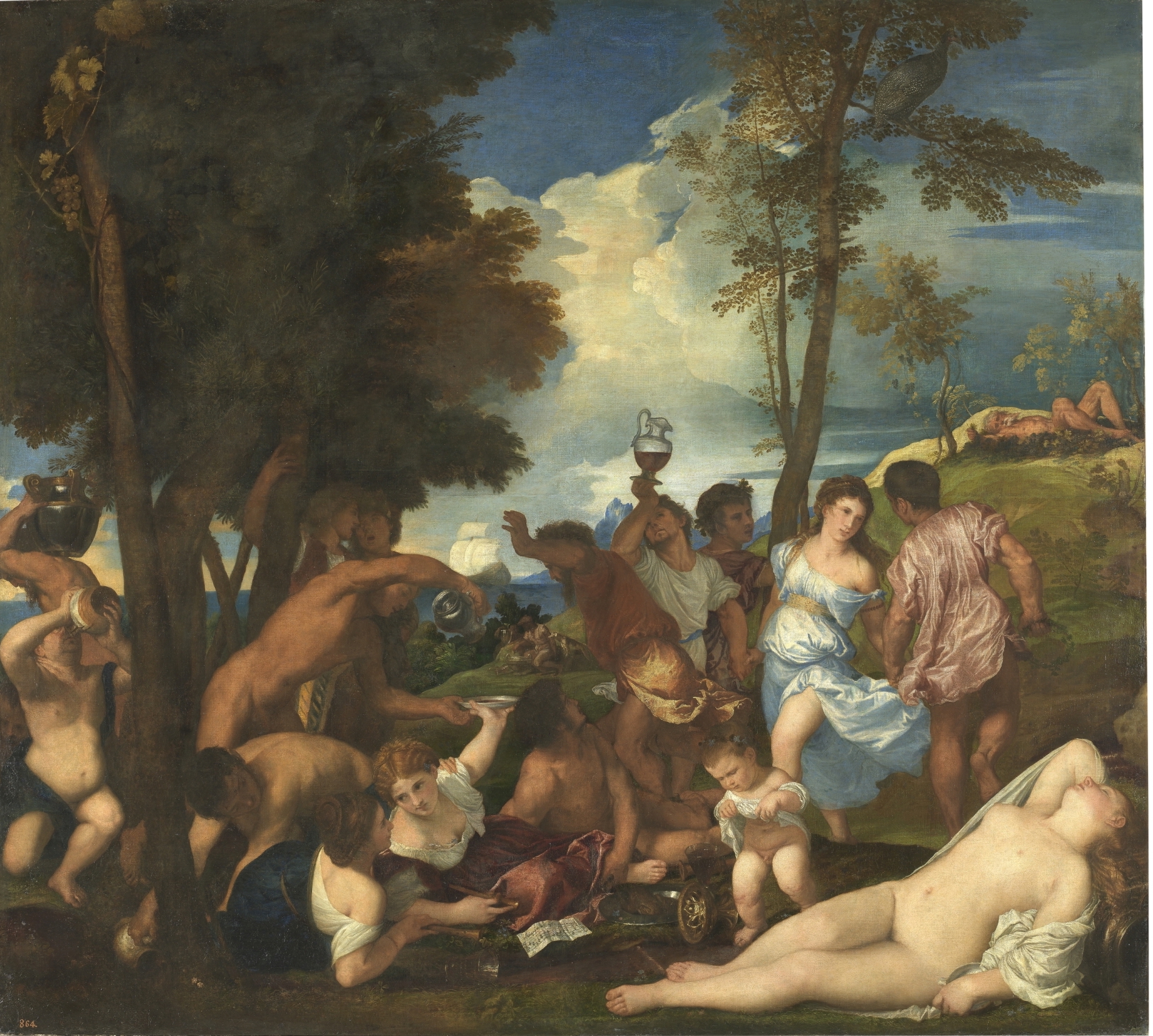Bacanal de los andrios, La [Tiziano]