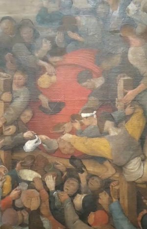 "El vino de la fiesta de San Martín", de Pieter Bruegel el Viejo