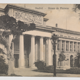 Museo del Prado, vista de la fachada oeste o de Velázquez