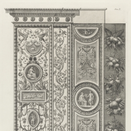 Pilastra X de las Logias vaticanas (mitad superior)