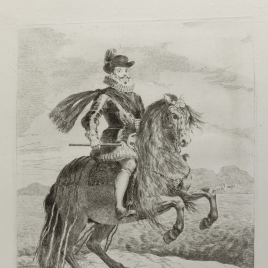 Felipe III, a caballo