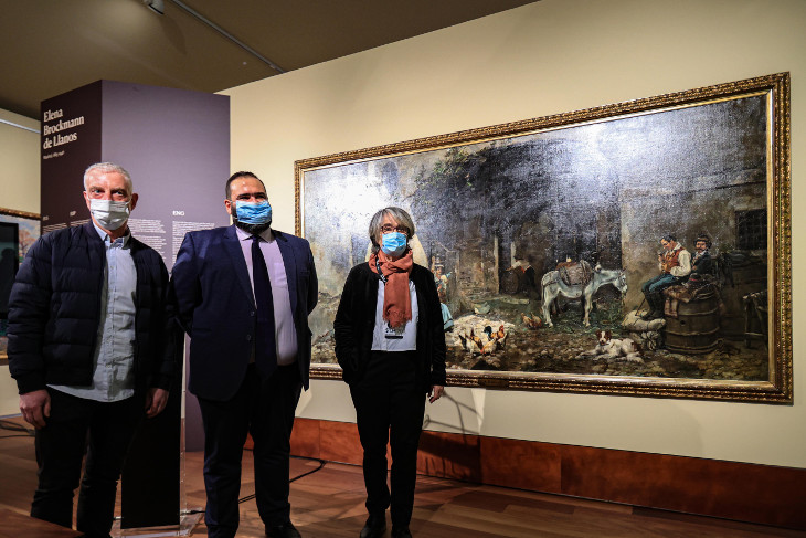 El Museo de San Telmo incorpora a su discurso expositivo Patio de un parador de Elena Brockmann