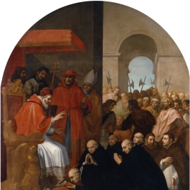 San Bruno y sus compañeros ante Urbano II