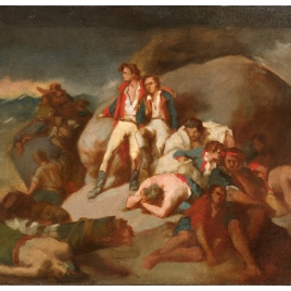 Episode of the Battle of Trafalgar iPhone XR Case by Francisco Sans Cabot -  Pixels