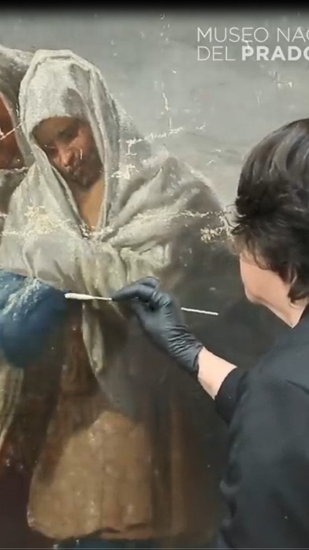 La restauración de "La Nevada o El Invierno", de Goya