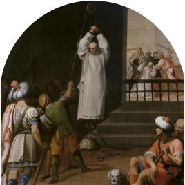 Martirio del padre Andrés, prior de la Cartuja de Seiz