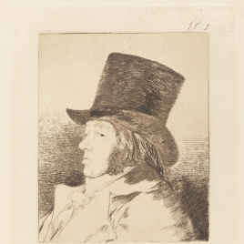 Autorretrato. Francisco Goya y Lucientes, pintor