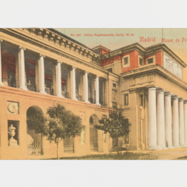 Museo del Prado, vista de la fachada oeste o de Velázquez