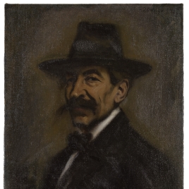 Retrato de caballero con sombrero
