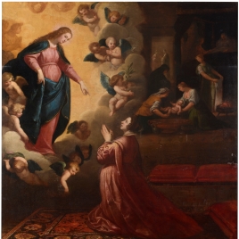Miraculous announcement of the birth of Saint John of Matha