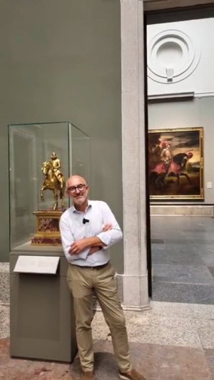 El retrato en bronce dorado del futuro Felipe IV