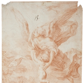 El Ángel de la Guarda con el Niño