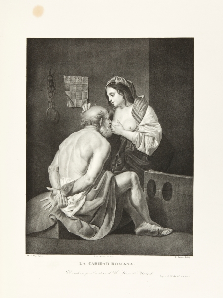 Imagen de la obra: "La Caridad romana"