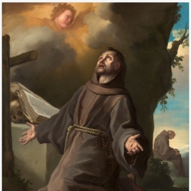 Saint Francis receives the Stigmata