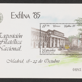Serie de sellos Exposición filatélica internacional. Exfilna 85
