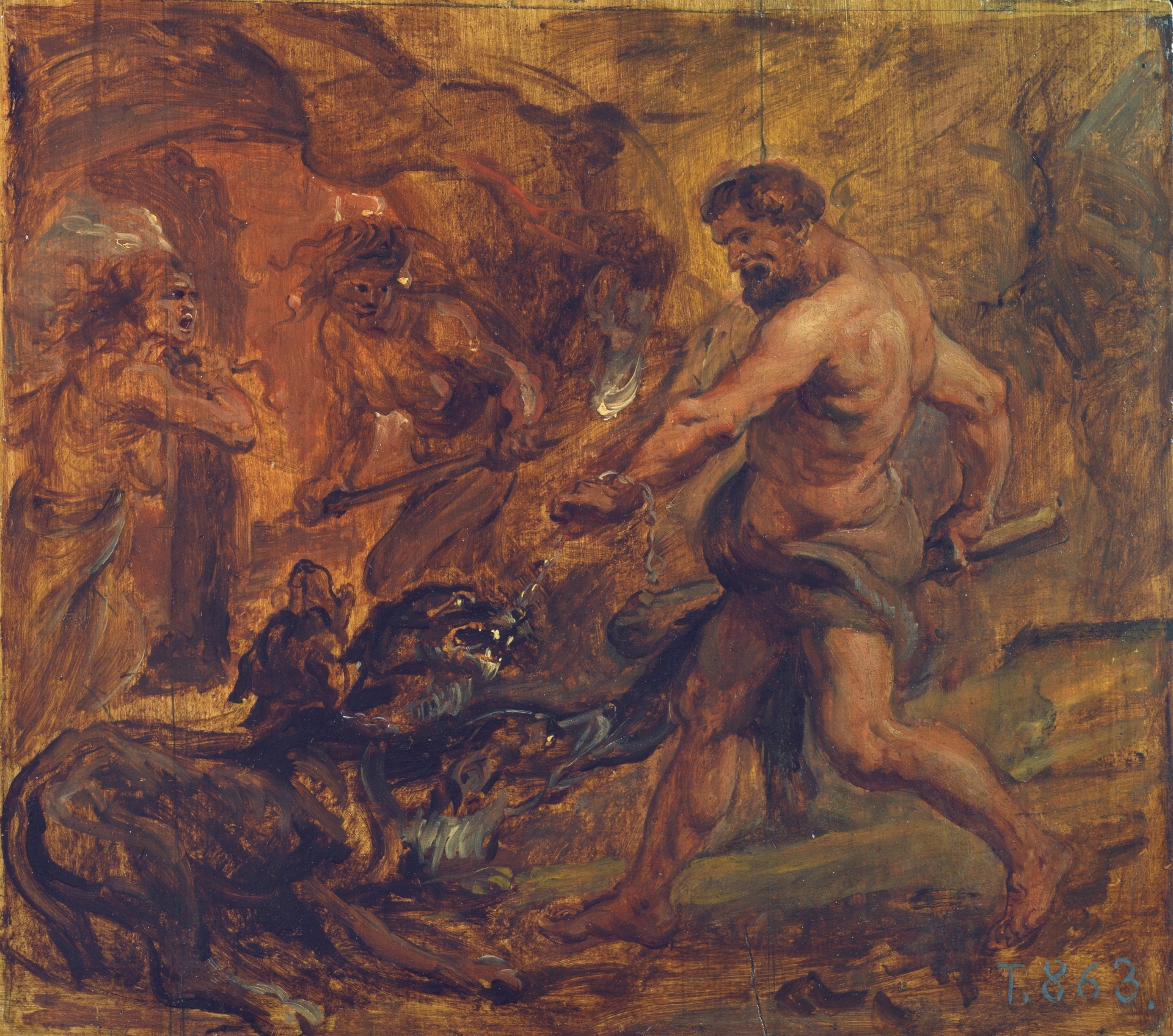 Sir Peter Paul Rubens (Siegen 1577 - 1640 Antwerp), Anatomical studies of  three male figures - Alain.R.Truong