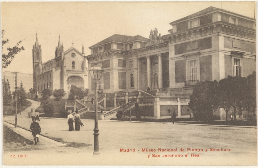 Imagen de la obra: "Museo del Prado, vista de la fachada norte o de Goya"