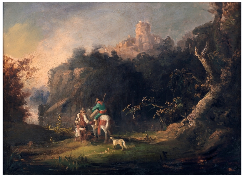 Imagen de la obra: "Paisaje con caminantes"