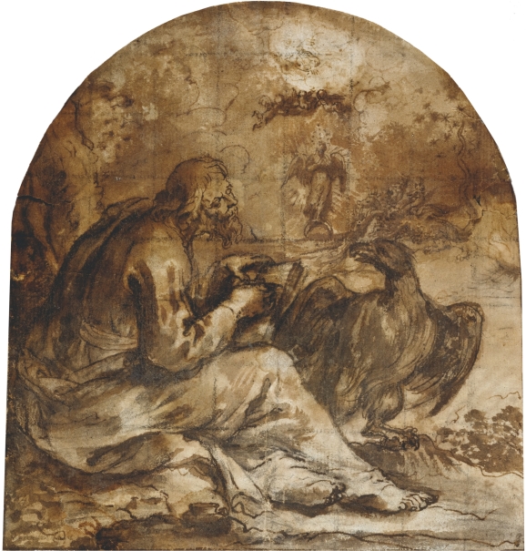 Imagen de la obra: "San Juan Evangelista en Patmos"