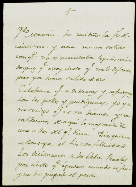 Imagen de la obra: "Carta a Martín Zapater de 13 de septiembre 1780"