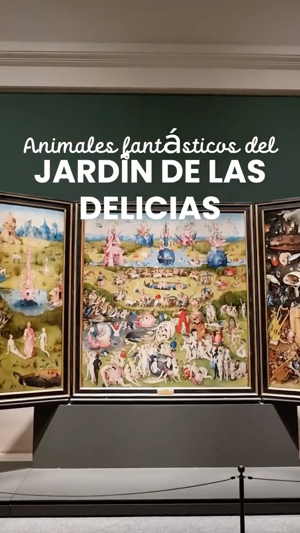 Animales fantásticos en el tríptico del "Jardín de las delicias”