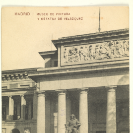 Museo del Prado, vista de la fachada oeste o de Velázquez