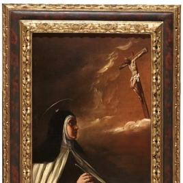 Aparición De Cristo Crucificado A Santa Teresa De Jesús - Colección ...