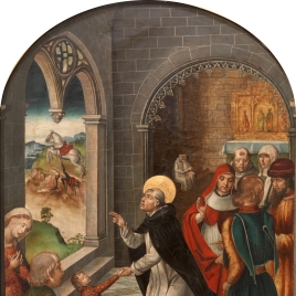 Saint Dominic resurrects a Boy
